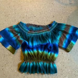 Mesh Top / Off the Shoulder CoverUp